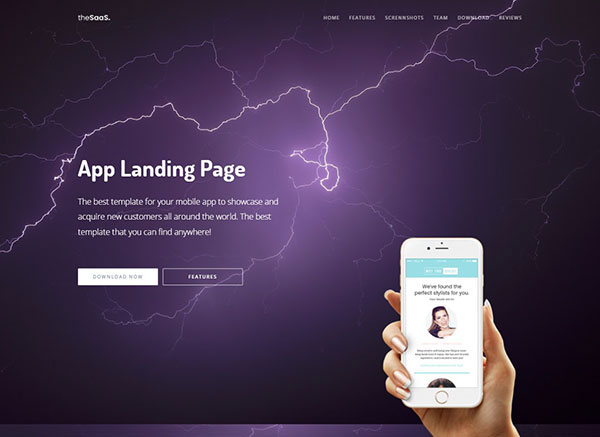 demo app landing